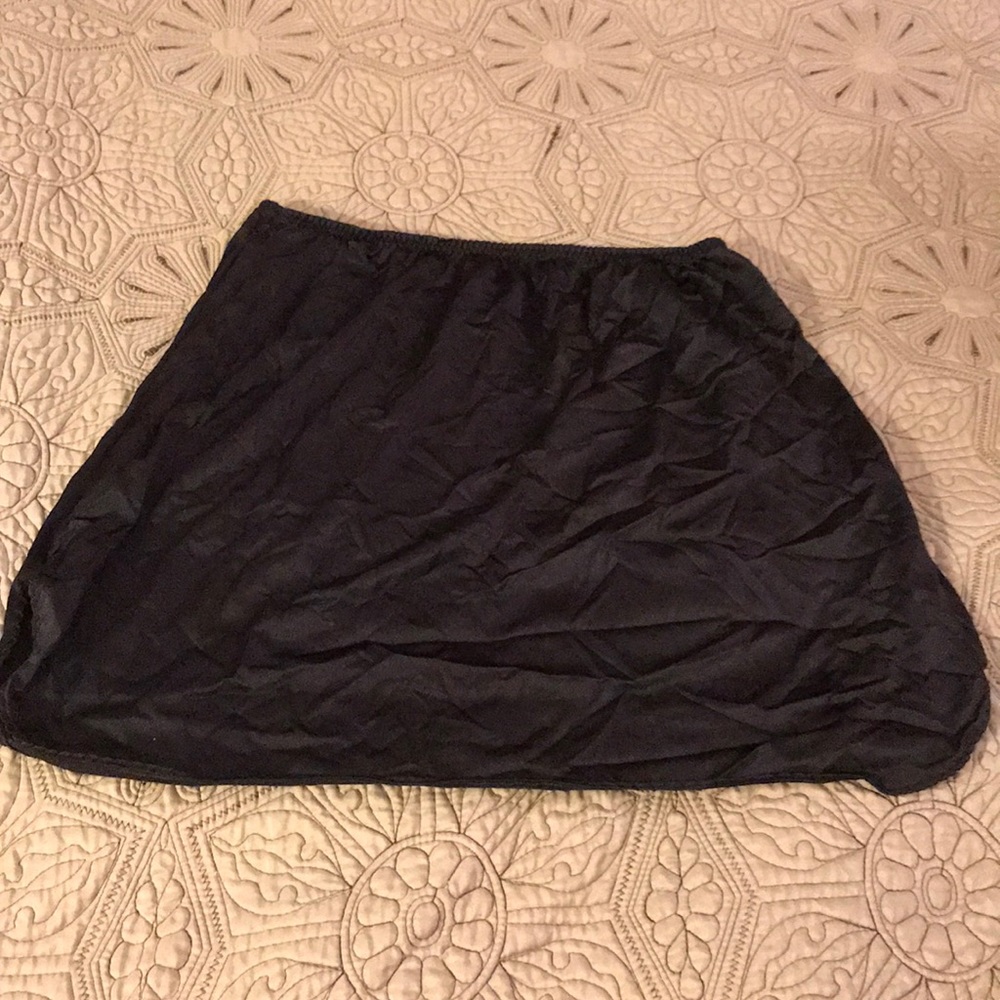 Vanity Fair Black Mini Slip